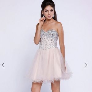 Sweetheart Neckline Corset Style Cocktail Dress